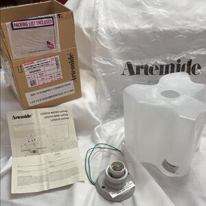 Artemide Logico “Mini” White Ceiling Light Fixture